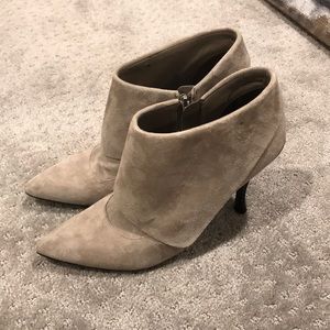 Enzo Angiolini Cuff Suede Booties